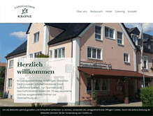 Tablet Screenshot of krone-offingen.de